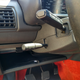 Original Peugeot/Citroën cruise control handle. Does not look entirely stock, but looks so much better than the kitschy aftermarket unit that came with my cruise control kit.